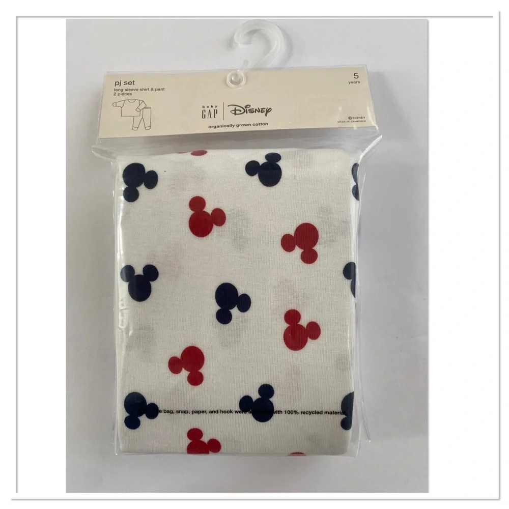 Disney baby Gap Pajama Set Mickey Mouse